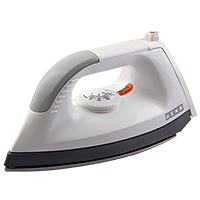 USHA 1000 W Lightweight Dry Iron with Non-Stick Soleplate