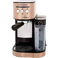 Morphy Richards Kaffeto 10 Cups Coffee Maker (Brown & Gold)