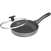 MILTON Pro Cook Black Pearl Induction Fry Pan with Glass Lid