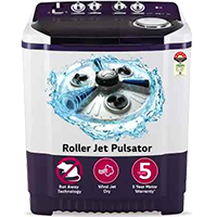 LG 8.5 kg Roller Jet Pulsator, Soak and Dual Magic Filter and Magic Wheels Semi Automatic Top Load Washing Machine 