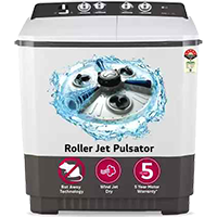 LG 9 kg with Roller Jet Pulsator Semi Automatic Top Load Washing Machine