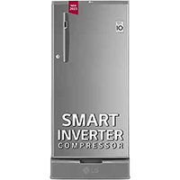 LG 185 L Direct Cool Single Door 4 Star Refrigerator with Smart Inverter Compressor