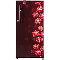 LG 185 L Direct Cool Single Door 2 Star Refrigerator  (Scarlet Jasmine, GL-B199OSJC)