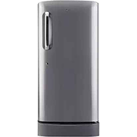 LG 205 L Direct Cool Single Door 3 Star Refrigerator (Shiny Steel, GL-D221APZD)