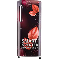 LG 224 L Direct Cool Single Door 4 Star Refrigerator (Scarlet Victoria, GL-B241ASVY)