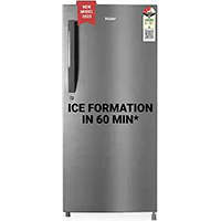 Haier 190 L Direct Cool Single Door 3 Star Refrigerator  (Dazzle steel, HED-203DS-P)