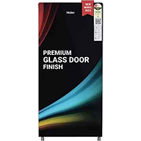 Haier 190 L Direct Cool Single Door 4 Star Refrigerator (Prism Glass, HED-204DG-P)