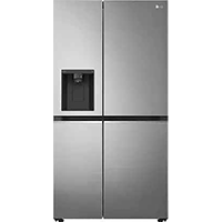 LG 674 L Frost Free Side by Side Refrigerator  (Platinum Silver III, GC-L257SL4L)