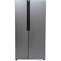 Haier 565 L Frost Free Side by Side Refrigerator  (Silver, HRF-619SS)