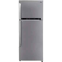 LG 471 L Frost Free Double Door 3 Star Convertible Refrigerator  (Shiny Steel, GL-T502FPZ3)
