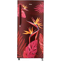 Haier 220 L Direct Cool Single Door 3 Star Refrigerator  (Red Crane, HRD-2203CRC)