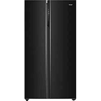 Haier 630 L Frost Free Single Door Convertible Refrigerator  (Black glass, HRS-682KG)