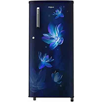 Whirlpool 184 L Direct Cool Single Door 3 Star Refrigerator (Sapphire Flower Rain, 205 WDE PRM 3S SAPPHIRE FLOWER RAIN-Z)