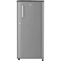 Whirlpool 190 L Direct Cool Single Door 2 Star Refrigerator (Silver, 205 IMPC PRM 2S ARCTIC STEEL)