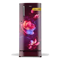 Whirlpool 184 L Direct Cool Single Door 2 Star Refrigerator (Wine, 205 WDE ROY 2S WINE BLOOM-Z)