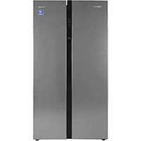 Lloyd 587 L Frost Free Side by Side Refrigerator  (Stainless Steel, GLSF590DSST1GB)