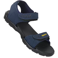 Claptrap Velcro Sports Blue Sandals For Boys