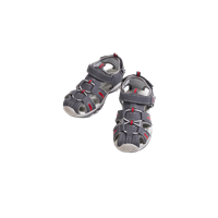 Fame Forever By Lifestyle Boys Grey & Red Fisherman Sandals