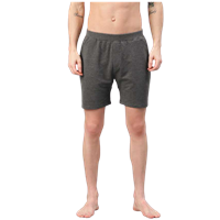 Solid Men Grey Sports Shorts