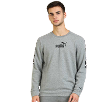 Puma  Full Sleeve Solid Men Sweatshirt